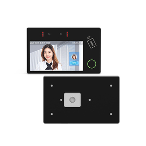 Sistema de Seguridad Facial para Oficina de 5 Pulgadas, Reloj de Asistencia con Reconocimiento Facial, Máquina Biométrica de Asistencia con Huella Dactilar para Empleados - Product Image 1