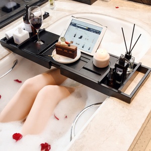 Set di Quattro Pezzi <span class=keywords><strong>per</strong></span> <span class=keywords><strong>Vasca</strong></span> <span class=keywords><strong>da</strong></span> <span class=keywords><strong>Bagno</strong></span> Estensibile in Bambù Naturale Ecologico all'Ingrosso - Product Image 2