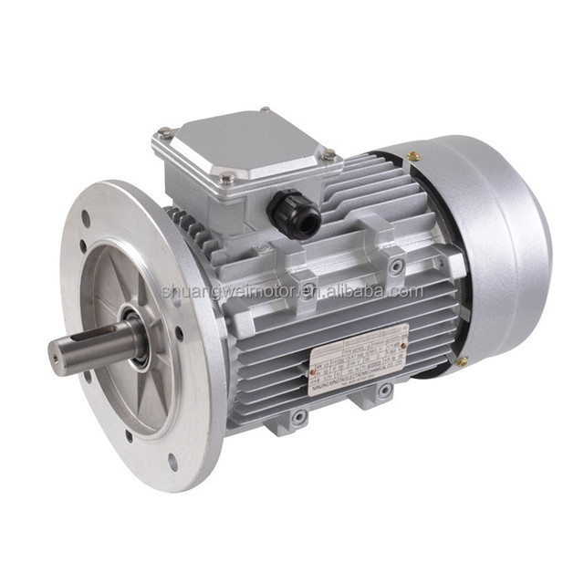 Sunwei YE3-90L1-6 MS 0.37/1.1kw/0.75kw /2.2KW/3KW Aluminum Shell Full Power Supply AC Motors 50Hz Frequency IE3 Efficiency Motor