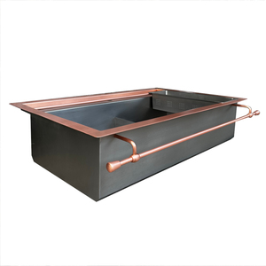 Sang Trọng Trang Trại Nhà Bếp Đảo Bồn Rửa Tạp Dề Phía Trước Đôi Bát Tùy Chỉnh Đồng Không Gỉ Biệt Thự Sang Trọng Lưu Vực Ba Cho Khăn Thanh - Product Image 5