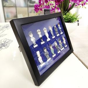 ビジネス企業ギフトセットカスタムプロモーションメタルネイビーバッジお土産バッジセットフォトフレーム付き - Product Image 3