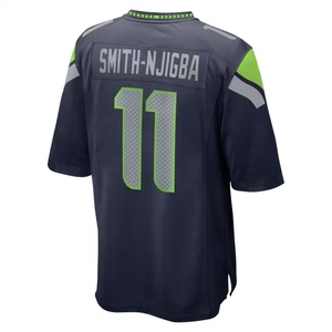 10 #   Kupp 14 #   Darnold 7 # Smith 11 # Maglia da Football Americano Smith-Njigba Cucita - Product Image 1