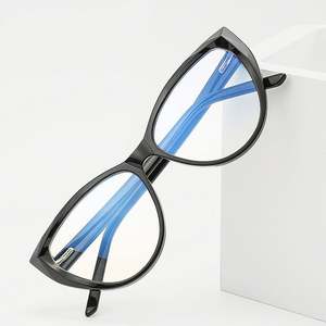 Monturas de Gafas de Moda con Diseño de Ojo de Gato, Personalizables con Logotipo, Bloqueo de Rayos Azules, TR90, Anti Luz Azul, para Mujer - Product Image 2