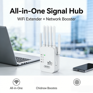 Extensor de Rango WiFi Interior/Exterior de 300 Mbps, Amplificador de Señal de 1200 Mbps, 5 GHz, 2.4 GHz, IP, Amplificador de Red 4G, 3G para el Hogar, Puerto Ethernet - Product Image 2