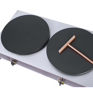Certification CE 8KW/Heure Double Gaz Crêpière Et Plaque Chauffante, 2 Plaques Crêpière à Gaz - Product Image 5