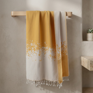 Luxury 100% Cotton Jacquard Dobby Bed Sheet for Adults Super Soft Tassel Fringed Ends Single Size Plant Pattern Customized Color - Product Image 3