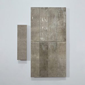Carreaux de métro <span class=keywords><strong>tendance</strong></span> vert foncé brillant 75x300 pour mur de salle de bain, carreaux en porcelaine pleine masse. - Product Image 5
