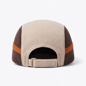 Casquette Snapback 5 Panneaux Personnalisée avec Logo Tissé, en Polaire Chaude à Visière Plate, Unisexe, pour l'Extérieur, Quatre Saisons – Fabricant - Product Image 5