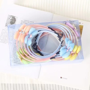 Korean Style Women's <b>Headbands</b> Mixed Colors Cloth Casual Hair Accessories With Flower <b>Bow</b> Design For Daily Wear - Product Image 2