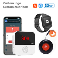 Système d'appel Wi-Fi Daytech Tuya, montres-pagers, bracelet SOS, alarme d'urgence, alarme personnelle pour personnes âgées, pour les maisons de retraite