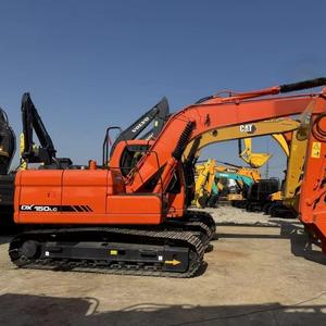 Excavadora Hidráulica de Orugas Develon DX150LC-9C Original de 15 Toneladas para Construcción - Product Image 1