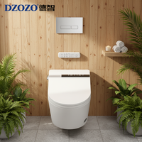 WC mural intelligent en céramique de luxe avec télécommande et siège chauffant électrique automatique