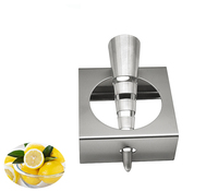 Vente en gros d'usine Eversun LL608 Presse-agrumes manuel en acier inoxydable 2 en 1 pour citron et lime