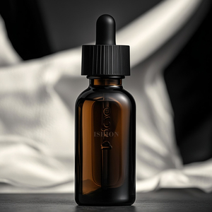 OEM all'ingrosso 5ml 10ml 15ml 20ml 30ml 50ml 100ml ambra bottiglia di olio essenziale di vetro ricaricabile con contagocce - Product Image 1