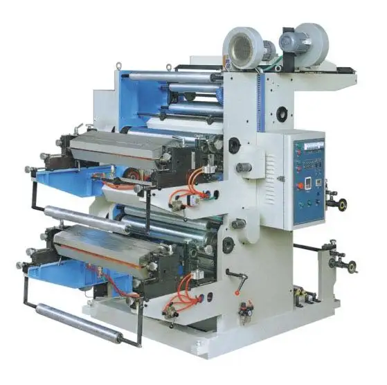 Fabricante para 2 colores/4 colores/6 colores de película/no tejido/rollo de papel máquina de impresión flexográfica