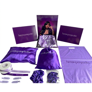 Nouveau produit MUYANG : Boîte à perruque magnétique violette de qualité supérieure, boîte à perruque élégante - Product Image 1