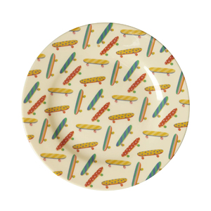 Assiette de table en céramique de 8 pouces en gros, motif oiseaux et fleurs peint à la main, pour une mise en scène de table élégante (sans dropshipping) - Product Image 2