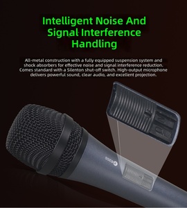 Micrófono Vocal Dinámico con Cable <span class=keywords><strong>E835S</strong></span> con Interruptor para Eventos de Karaoke en Escenario - Product Image 3