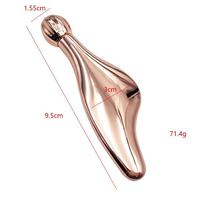 Applicateur de crème contour des yeux en argent pour soins du visage, avec rouleau de massage, spatules de soin de la peau, outils de massage, usage commercial et domestique