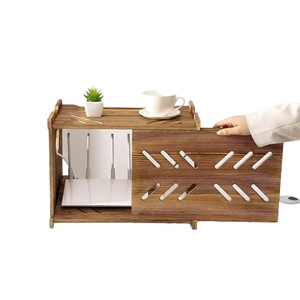 Wooden Router Storage Box <b>Wall</b> <b>Mounted</b> Rectangle Heavy Duty Multipurpose <b>Shelf</b> - Product Image 5