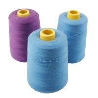 40/2 3000yard benang jahit 100% bahan poliester benang jahit rumah tangga benang jahit untuk garmen kemeja