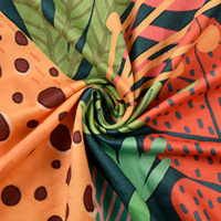 Tissu extensible en polyester/spandex imprimé numérique personnalisé, antistatique, respirant, motifs géométriques abstraits, léger, pour canapé