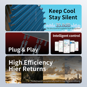 Microinversor Solar de 800w, Monofásico, Conectado a la Red, 220/230v, IP67, 12 Años de Garantía, 2 MPPT, Sistema de Microinversores Solares - Product Image 5