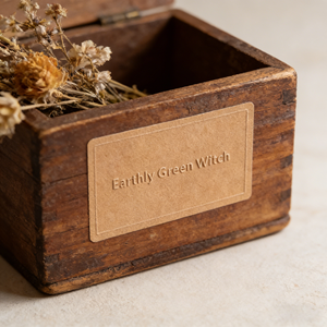 Etichette adesive in carta kraft con logo personalizzato in rilievo <span class=keywords><strong>per</strong></span> <span class=keywords><strong>barattoli</strong></span> di candele - Product Image 5