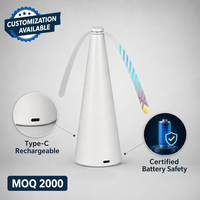 Piège à insectes volants compact pour camping, rechargeable USB-C, étanche IP33, en ABS robuste, portable, autonomie >480 heures, idéal pour le jardinage