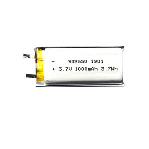 מותאם אישית באיכות גבוהה סוללה נטענת חשמל 803535 902550 3.7v 1000Mah סוללת פולימר ליתיום פולימר - Product Image 1