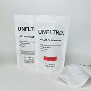 Custom Logo Printing Stand Up Zipper <b>Bag</b> Heat Seal Plastic Packaging Pouch for Potato Chips Chocolate Balls Nut Cereal Popcorn - Product Image 2