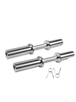 Kit d'haltères en acier creux avec barre de curl, poignées, colliers à ressort universels, unisexe, pour mains, épaules et bras, pour entraînements à domicile