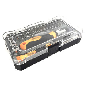 Ensemble de tournevis à cliquet et de douilles OEM 55 pièces, embouts magnétiques Cr-V avec porte-embouts et étui rigide pour bricolage à domicile et réparation électronique - Product Image 5