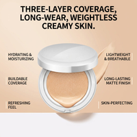 Crème BB coussin d'air marque privée SPF 50 fini rosé couvrance naturelle fond de teint éclaircissant lot de 2 5,61 onces