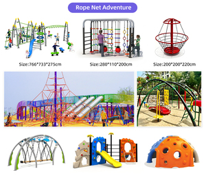 Aire de jeux extérieure <span class=keywords><strong>commerciale</strong></span> en plastique pour enfants, fabriquée en Chine, pour les écoles maternelles - Product Image 5