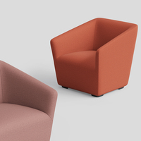 Chaise d'appoint ergonomique moderne à dossier incurvé, pour hôtel et appartement, livraison directe d'usine