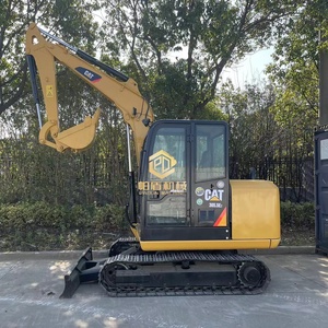 Excavatrice CAT 305.5E d'occasion de haute qualité, 5,5 tonnes, petite machinerie de construction pour l'aménagement paysager, municipal et agricole, en bon état - Product Image 6