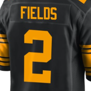 2024 Nieuwe Speler Top Gestikte Amerikaanse Voetbalshirts Pittsburgh 2 Justin Fields 3 Russell Wilson 6 Patrick Queen - Product Image 4