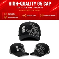 Gorras de Béisbol Originales Personalizadas de Calidad G5, Modelo Rico Hats La Jason Suede 5 Panel Snapback, OEM ODM 2026, Gorras de Puerto Rico