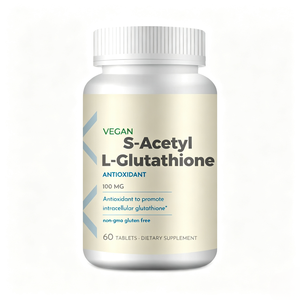 Comprimés de glutathion végétalien personnalisés pour un super blanchiment et une régénération de la peau, comprimés de glutathion 100 mg pour le blanchiment de la peau - Product Image 1
