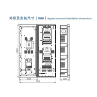 Boîtier de distribution étanche IP54, résistant aux intempéries, en SMC/PC+ABS ignifuge, certifié CCC, triphasé, deux rangées, deux