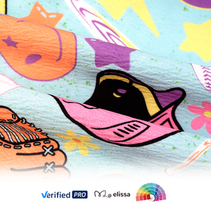 2025 New Arrival Customized Crepe Polyester Prints Crepe Dresses Fabric Chiffon Crepe <b>Textile</b> Stretch for Dresses - Product Image 3