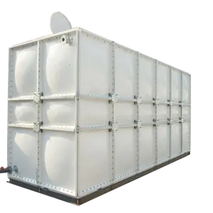 plastic sheet for flexible water storage tank for sale 50000 liters grp frp square sectional panel tank rainwater