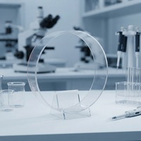 Tube en verre de quartz transparent de haute pureté pour semi-conducteurs, chambre soudée, protection hermétique, anti-crépitation, anti-pollution, poli
