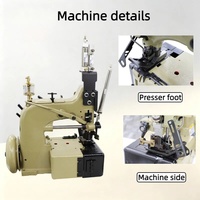 Machine à coudre à point de chaînette robuste avec pédale pneumatique et coupe-fil à chaud pour gazon et gazon artificiel GK80700CD5