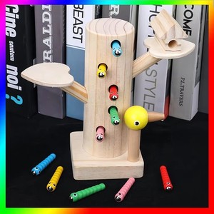 <span class=keywords><strong>Montessori</strong></span>-Jeu d'Arbre en Bois pour Attraper des Insectes, Bricolage Éducatif, Programmation, Arts et Artisanat, Jouets pour Garçons et Filles - Product Image 3