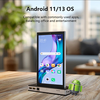 Tablette PC Android POS en forme de L de 10,1 pouces, double écran tactile, processeur Rockchip Quad Core, GSM 3G 4G Wi-Fi NFC POE RJ45, kiosque de rétroaction client