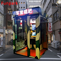 FunPark mini cabine de karaoké musique salle de chant KTV machine à monnaie DJ jeu maison arcade centre commercial rue parc cabine insonorisée