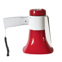 Mégaphone à charge solaire XC-180F Haut-parleur extérieur portable 20W alimenté par batterie avec alarme d'enregistrement Bullhorn portable en plastique