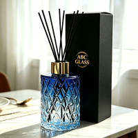 Bouteilles vides personnalisées pour diffuseur de parfum 50ml 100ml 150ml en verre avec bouchon à vis